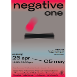 Πολυμεσική έκθεση «μείον 1» | από 25 Απριλίου έως 5 Μαΐου | στον εκθεσιακό χώρο Circuits + Currents, Ναυάρχου Νοταρά και Τοσίτσα, Αθήνα 106 83